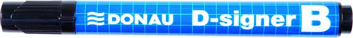 Image du produit Donau Marqueur permanent d-signer u, rond, 2-4mm (trait), bleu (Bleu, 4 mm)