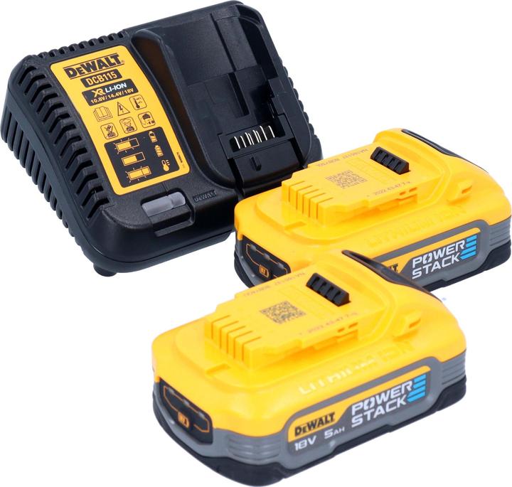 Actual product image DeWalt DCF 620 H2T cordless drywall screwdriver 18 V 30 Nm brushless + 2x Powerstack battery 5.0 Ah + (Rechargeable battery operated)