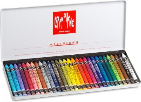 Image du produit Caran d'Ache Neocolor II Aquarelle Metallschachtel (Multicolore, 30 x)