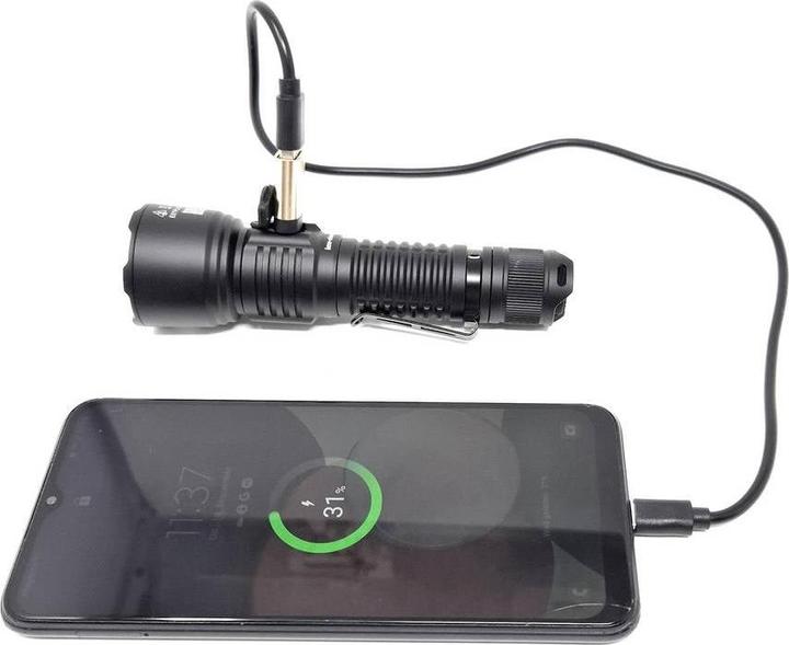 Productafbeelding ICUserver ICU Luminator LED Taschenlampe Grosse Reichweite, IP68 (wasserdicht), mit USB-Sch (7.50 cm, 1600 lm)