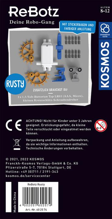 Produktbild Kosmos ReBotz Rusty der Crawling-Bot, d