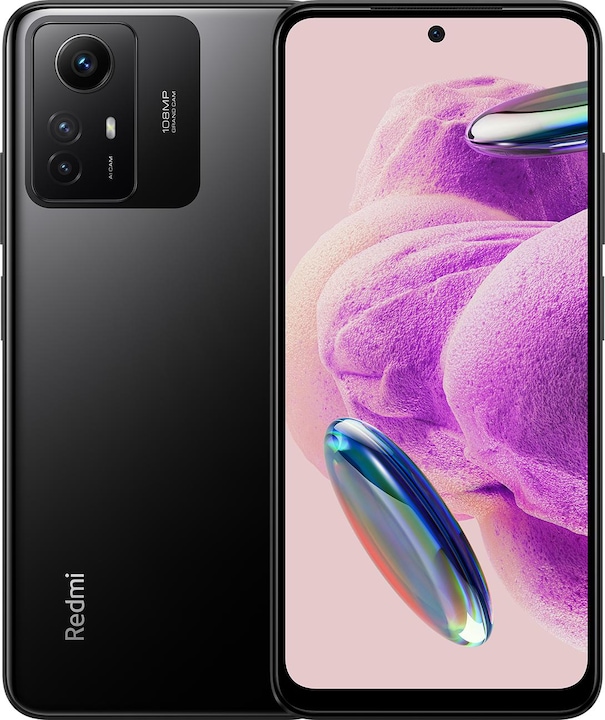 Actual product image Xiaomi Redmi Note 12S (256 GB, Onyx Black, 6.43", Dual SIM, 108 Mpx, 4G)