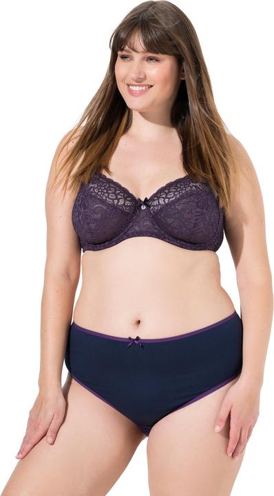 Produktbild Ulla Popken Midislips, 7er-Pack, farbige Einfassungen (42, 44)