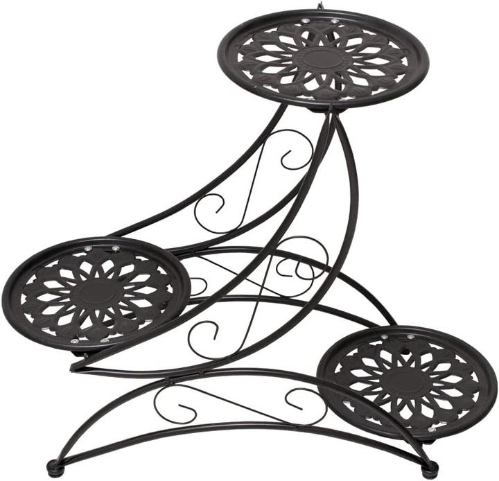 Actual product image Cre Cra Flower Stand Black