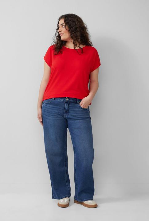 Actual product image S.Oliver T-Shirt Fliessendes Jersey-Shirt mit überschnittenen Schultern (48)