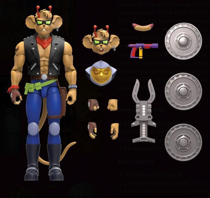 Produktbild Nacelle Consumer Les Motards de l'espace figurine Throttle 18 cm