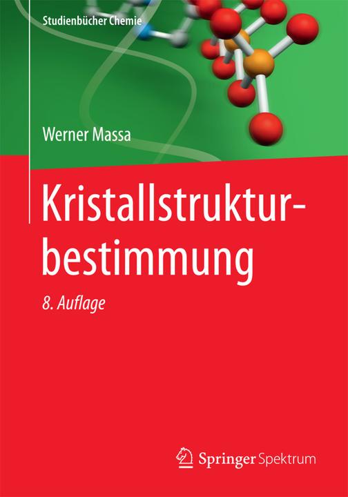 Produktbild Kristallstrukturbestimmung (Deutsch, Werner Massa, 2015)