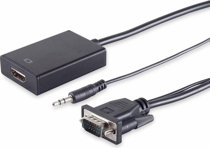 Produktbild Berrybase VGA zu HDMI Adapter inkl. Audioübertragung, 1080p (VGA, 15 cm)