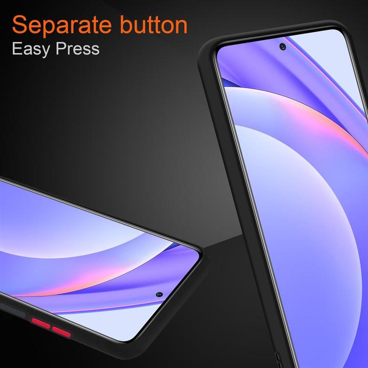 Productafbeelding Cadorabo Hybride matte hoes (Xiaomi Mi 10T Lite)