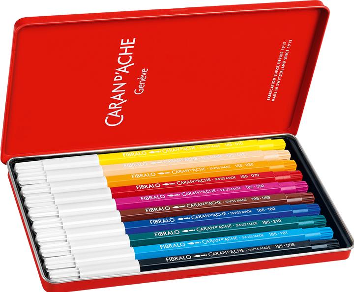 Produktbild Caran d'Ache Fibralo Metallschachtel (10 x)