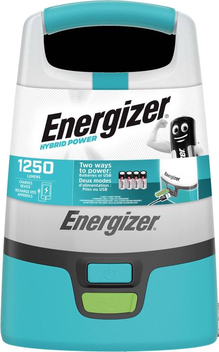 Produktbild Energizer E304157500 Hybrid Powered LED Camping-Laterne 1250lm akkubetrieben, batteriebetrieben Tür