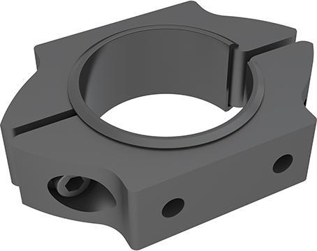 Produktbild Multibrackets Rohrklemme Ø 50mm, Metall, schwarz