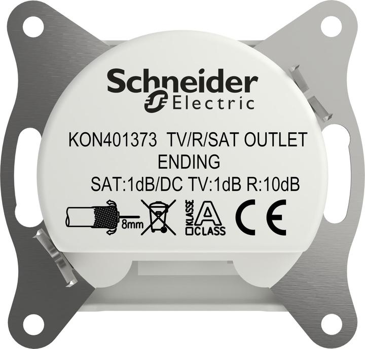 Image du produit Schneider Electric Prise TV, radio, SAT Asfora blanc (RAL 9003) EPH35701