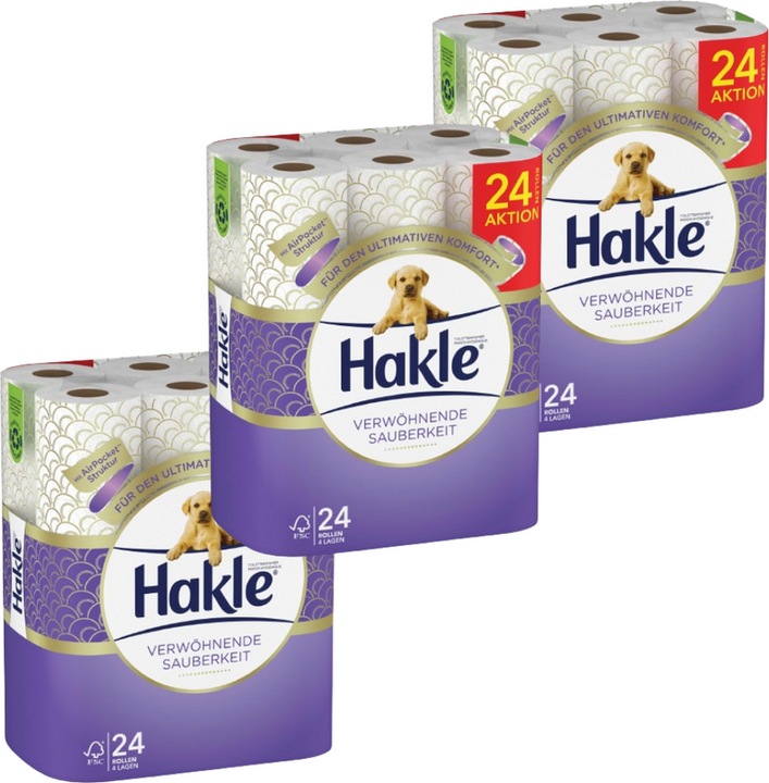Actual product image Hakle Pampering cleanliness (24 x)