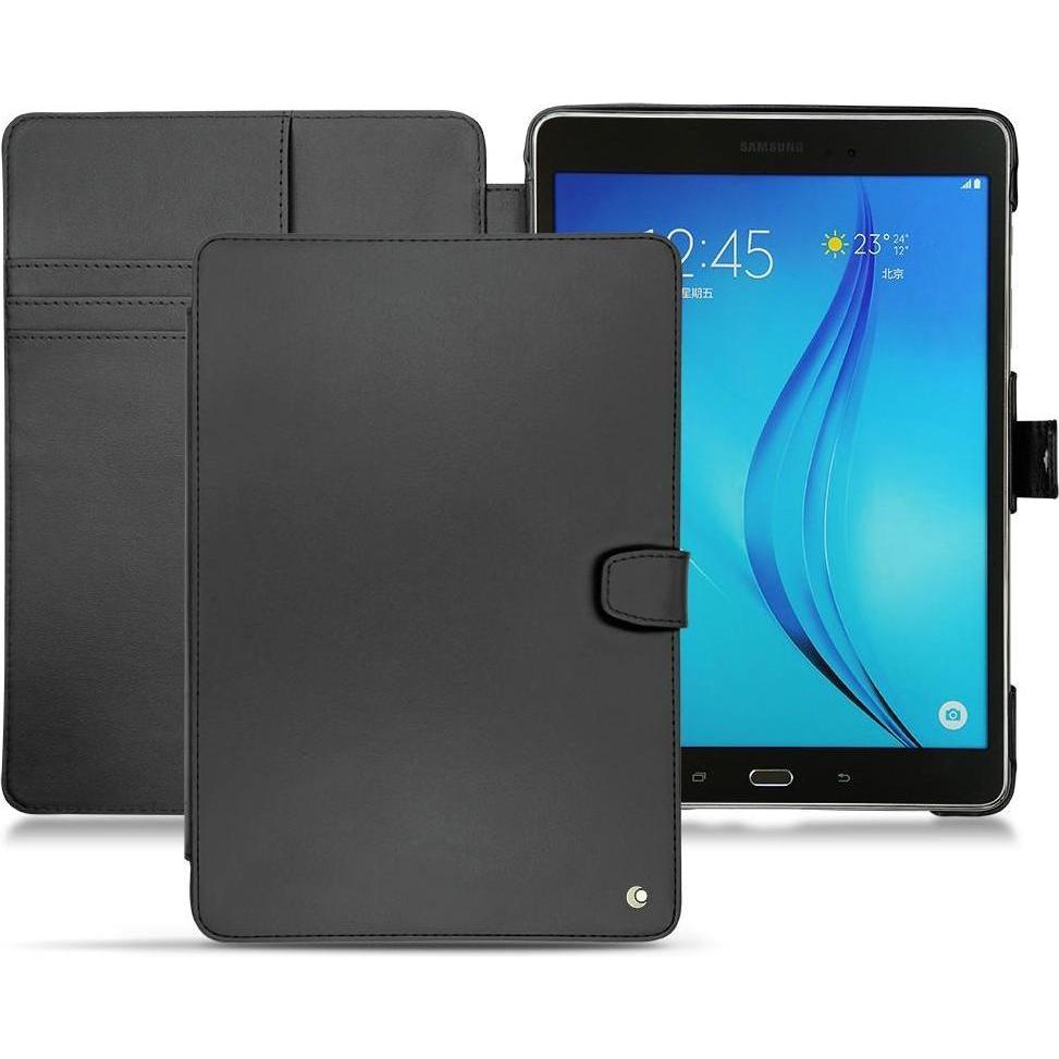 Noreve Lederschutzhülle Wallet (Galaxy Tab A 9.7 (2015)), Tablet Hülle, Schwarz