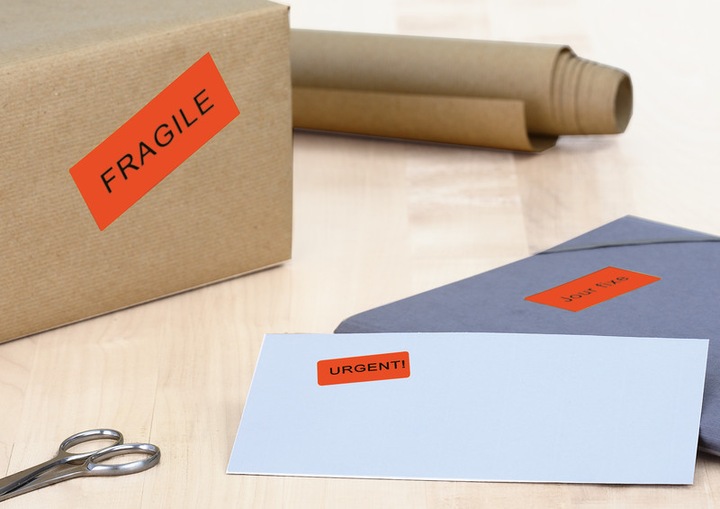 Actual product image Herma Colour labels A4 removable