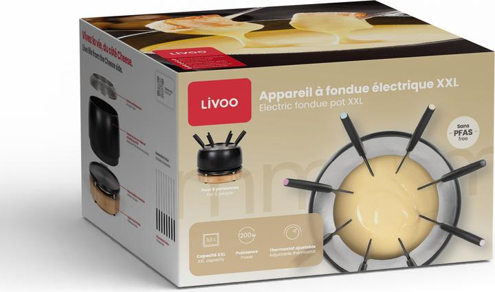 Actual product image Livoo Electric fondue pot XXL