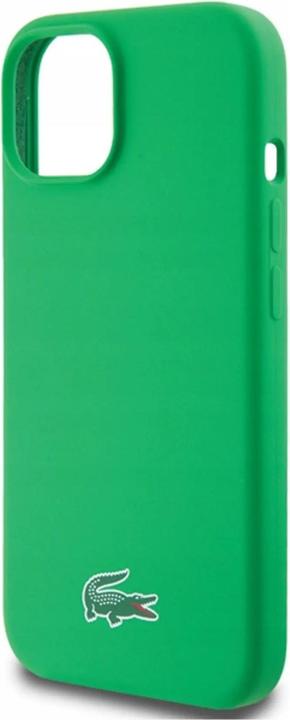 Actual product image Lacoste LCHMP15MSLON iPhone 15 Plus / 14 Plus 6.7" zielony/green hardcase Silicone MagSafe (Apple iPhone 15 Plus)