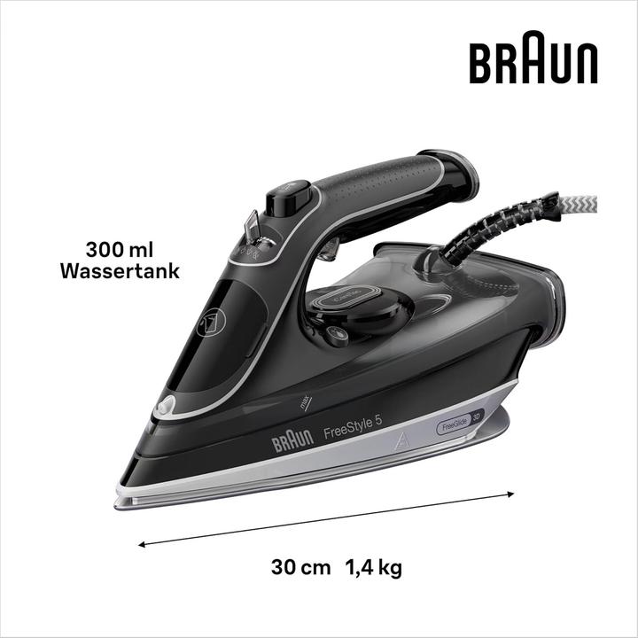 Immagine prodotto Braun Household TexStyle 5 Ferro da stiro a vapore SI 5188 BK Nero Singolo (2800 W, 220 g/min)