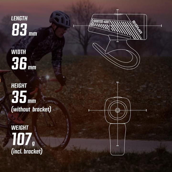Actual product image Sigma Sport Buster 400 (400 lm, 400 lm)