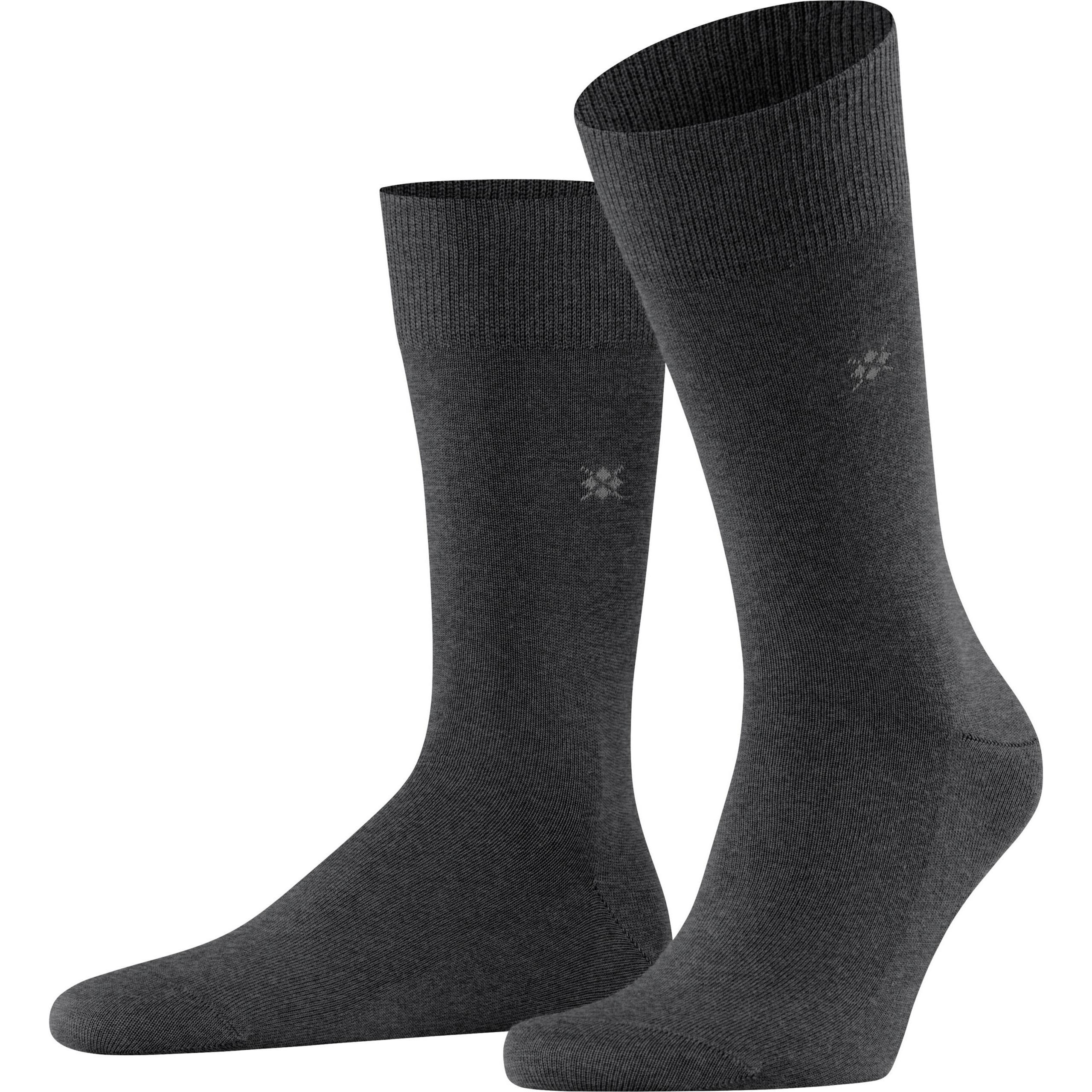 Burlington, Herren, Socken, Leeds Herren, Grau, (46 - 50)