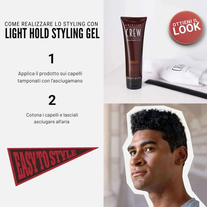 Produktbild American Crew Light Hold Gel (Haargel, 250 ml)