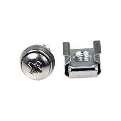 Thumbnail - StarTech M6 CAGE NUTS und SCREWS, Serverschrank Zubehör, Silber