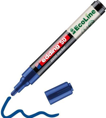 Actual product image Edding 50 EcoLine Lackmarker blau 2,0 - 3,0 mm, 1 St. (1x)
