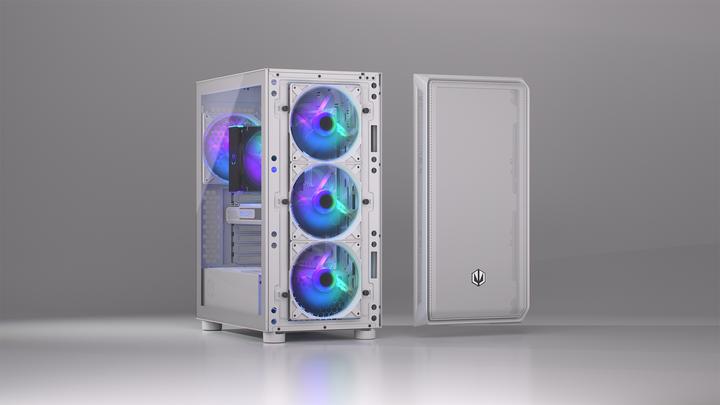 Produktbild Endorfy ARX 500 ARGB White (ATX, Micro ATX (mATX), Mini-ITX)