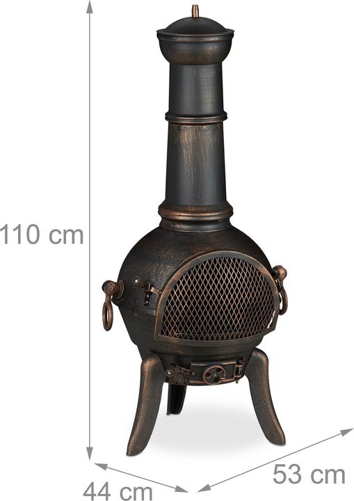 Produktbild Relaxdays Terrassenofen