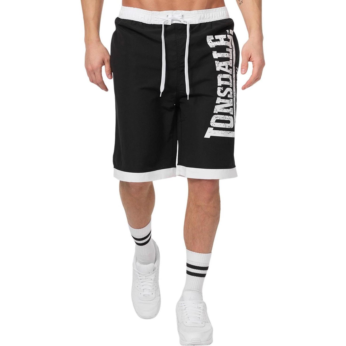 Lonsdale, Herren, Shorts, Shorts, Schwarz, (4XL)