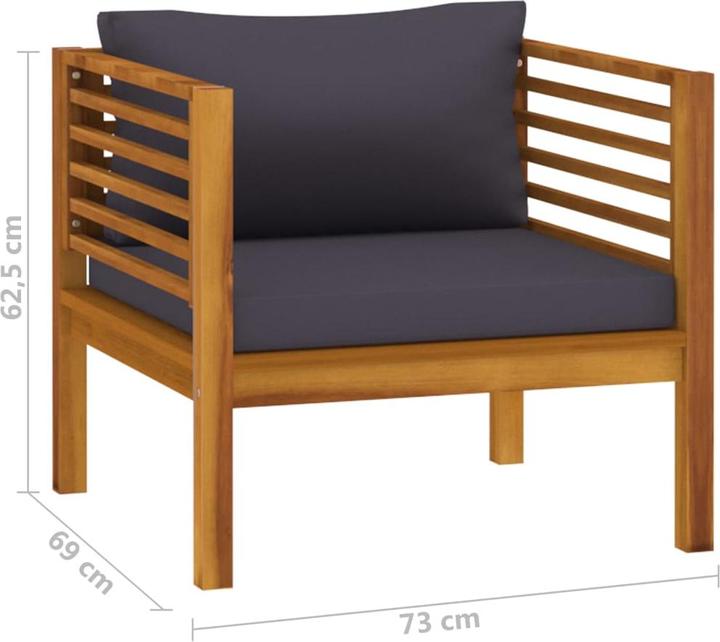 Actual product image vidaXL Gartenstuhl