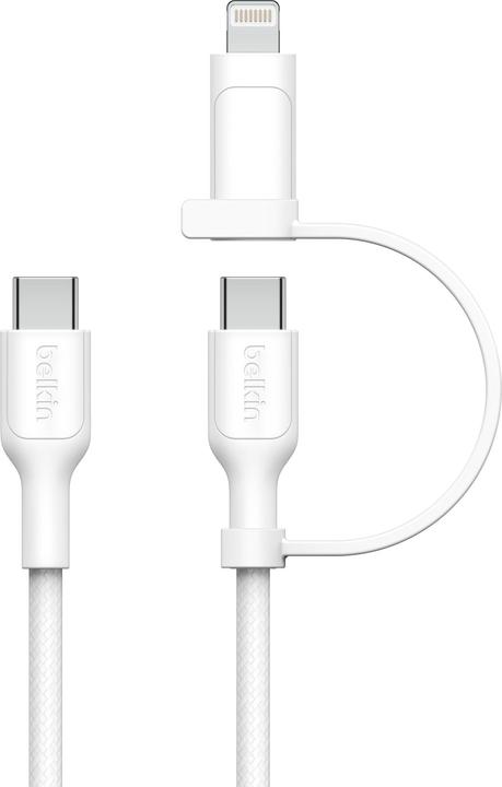 Actual product image Belkin 2-in-1 cable (1.50 m, USB 2.0, 60 W)