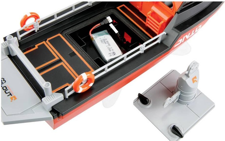 Productafbeelding Amewi Rettungsboot brushless Jetantrieb 320mm RTR schwarz/rot