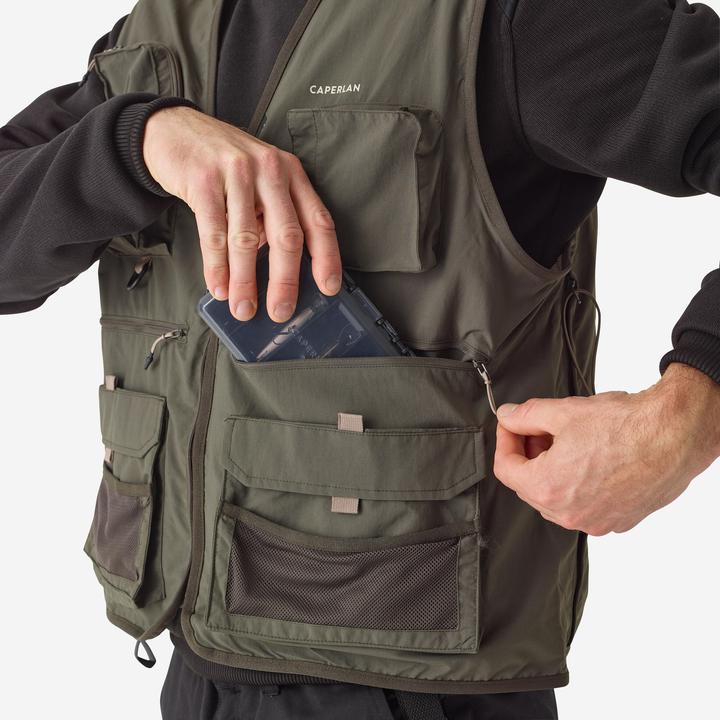 Produktbild Caperlan Angelweste FV 500 khaki (XL)
