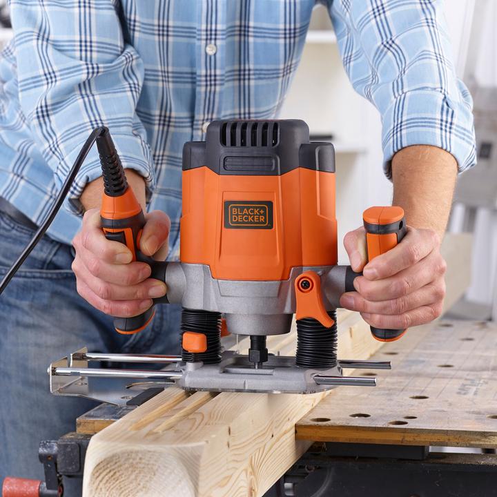 Image du produit Black & Decker Défonceuse KW1200E, 1200W (Routeur)