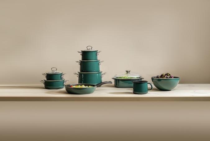 Produktbild Riess Schnabeltopf 12cm,1L (Kochtopf, Emaille, 12 x 10.80 cm)