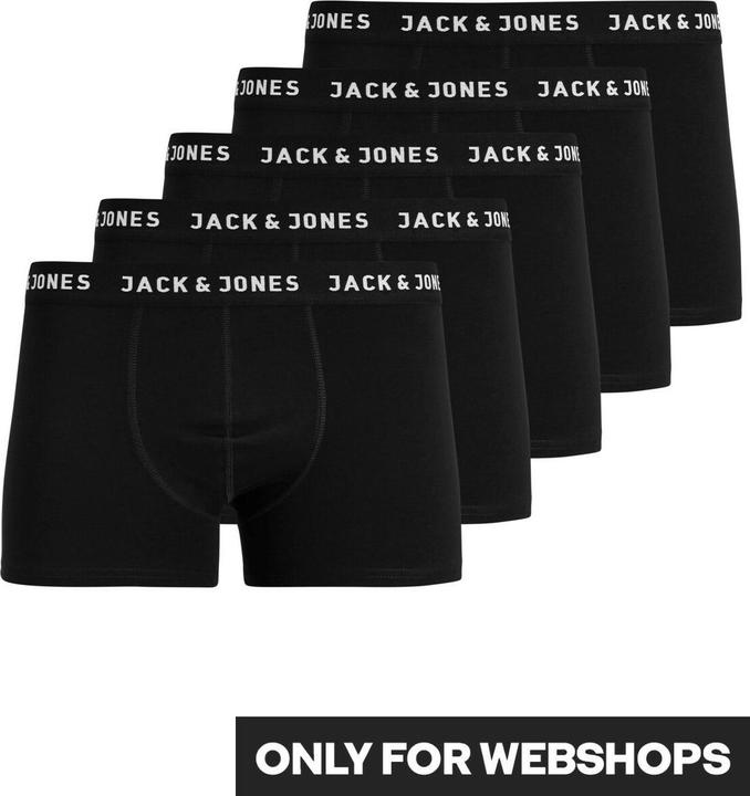 Immagine prodotto Jack & Jones Jungs 5er-Pack Boxershorts (140, Confezione da 5 pezzi)