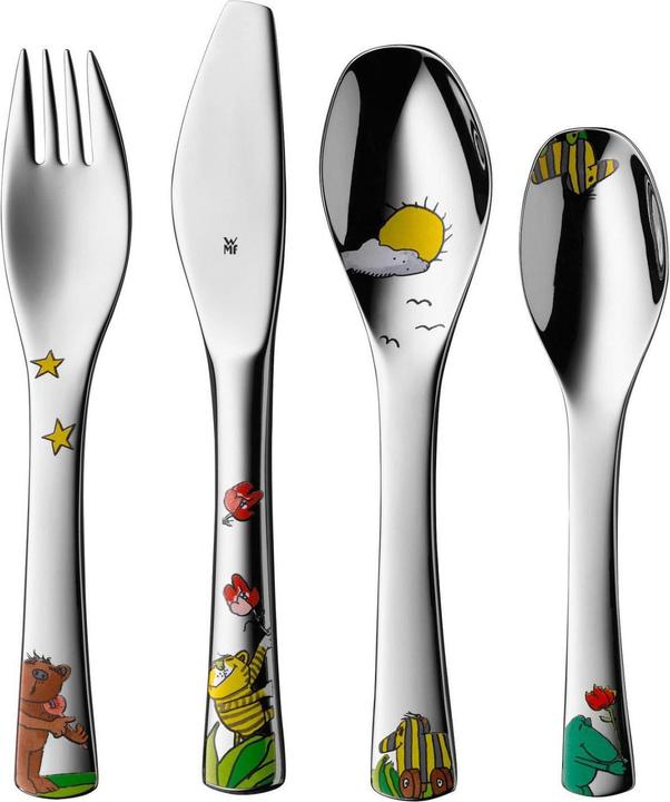 Productafbeelding WMF Kindertafelgerei Kinderbestek 6st Janosch Roestvrij Staal gepolijst vaatwasmachinebestendig