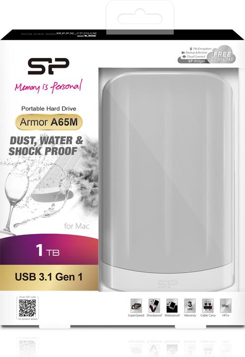 Actual product image Silicon Power Armor A65M USB 3.0 Gen1 (1 TB)