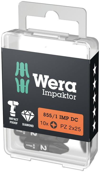 Productafbeelding Wera Slagpinbit 1/4in PZ3 x 25 mm (Kruis Pozidriv PZ)