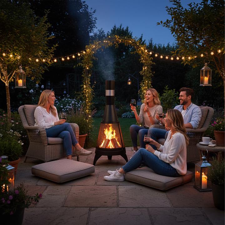 Produktbild Relaxdays Terrassenofen