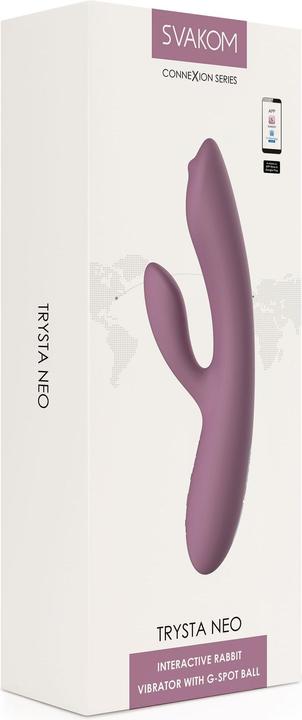 Productafbeelding Svakom Trysta Neo Rabbit G-spot vibrator - Roze