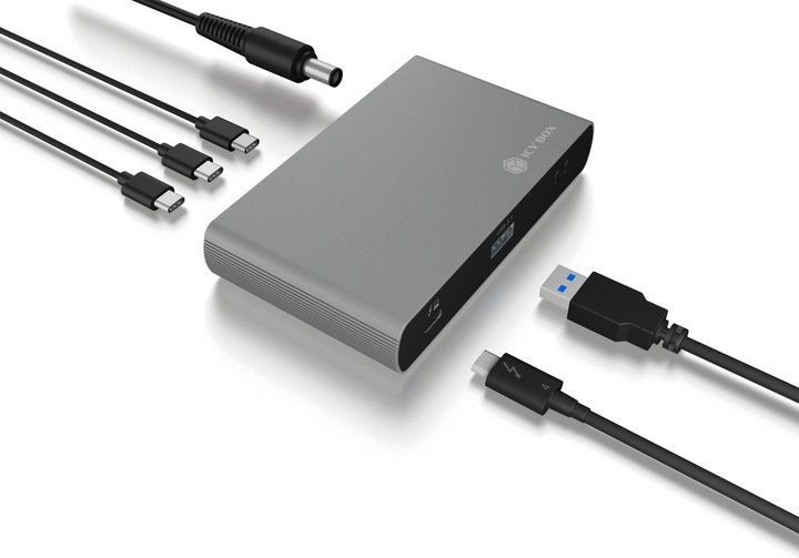 Immagine prodotto Icy Box IB-HUB801-TB4 (Thunderbolt, 4 Porti)