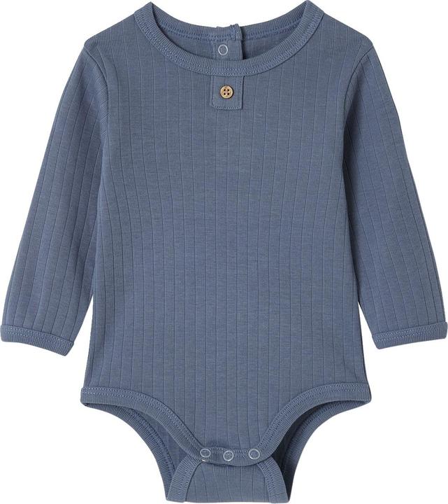 Produktbild Vertbaudet Bio-Kollektion: 2er-Pack Baby Langarmbodys mit Öffnung hinten (56)