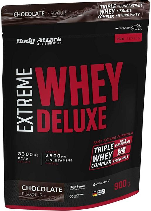 Image du produit Body Attack Extreme Whey Deluxe (sachet de 900g) (900 g, 1 x, Vanille)