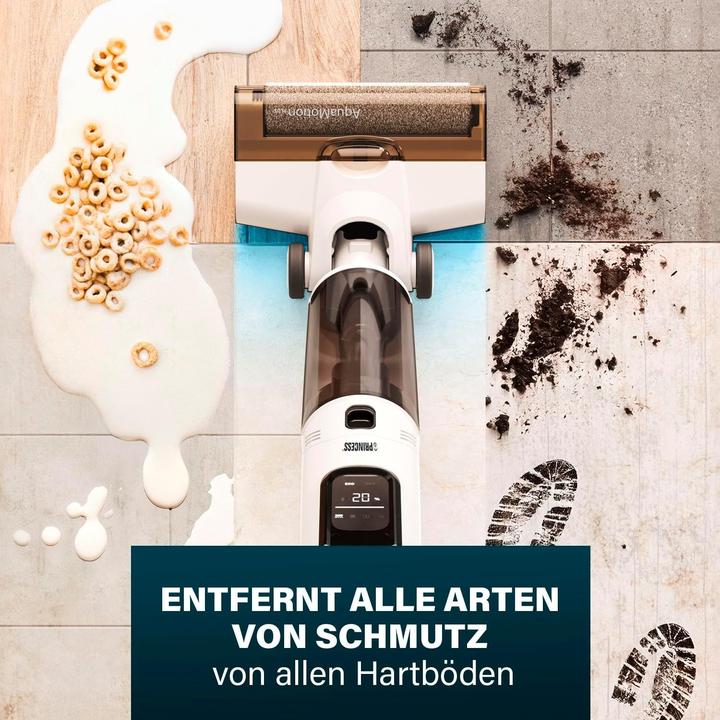 Produktbild Princess 337010 AquaMotion Plus Vloerreiniger 4in1 - Draadloos - BLDC Motor - 25,9 V -