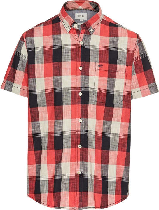 Produktbild Camel Active Kariertes Kurzarmhemd aus reiner Baumwolle (5XL)