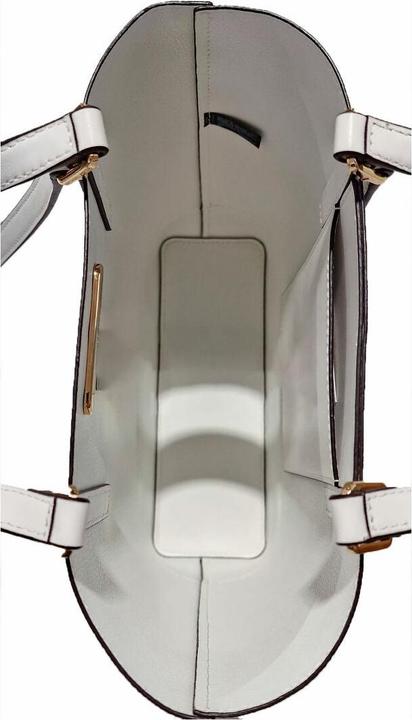 Actual product image Michael Kors Shoulder Bag Kelli White 30 x 27 x 9 cm