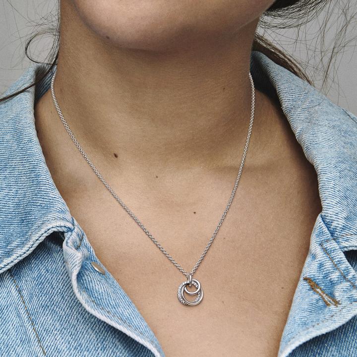 Actual product image Pandora Necklace family forever (Silver 925, 60 cm)